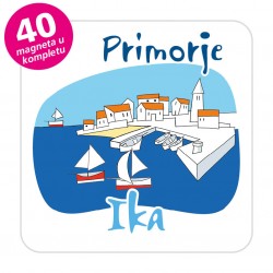 Magneti gradić EKO C 04 W Komplet 40 ili 20 kom  Ika