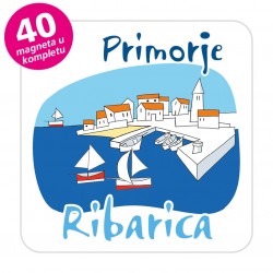 Magneti gradić EKO C 04 W Komplet 40 ili 20 kom  Ribarica