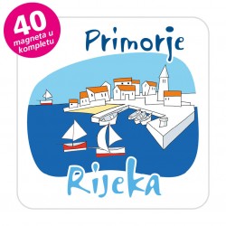 Magneti gradić EKO C 04 W Komplet 40 ili 20 kom  Rijeka