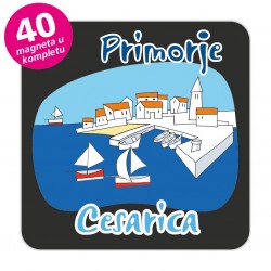 Magneti gradić EKO C 04 B Komplet 40 ili 20 kom  Cesarica