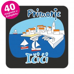 Magneti gradić EKO C 04 B Komplet 40 ili 20 kom  Ičići