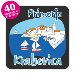 Magneti gradić EKO C 04 B Komplet 40 ili 20 kom  Kraljevica