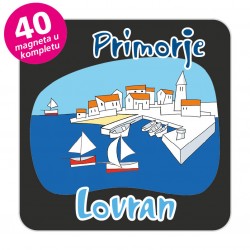 Magneti gradić EKO C 04 B Komplet 40 ili 20 kom  Lovran