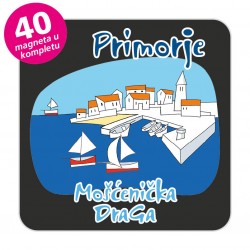 Magneti gradić EKO C 04 B Komplet 40 ili 20 kom  Mošćenička Draga