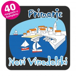 Magneti gradić EKO C 04 B Komplet 40 ili 20 kom  Novi Vinodolski