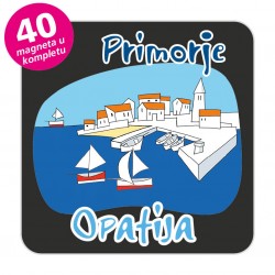 Magneti gradić EKO C 04 B Komplet 40 ili 20 kom  Opatija