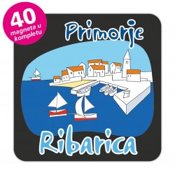 Magneti gradić EKO C 04 B Komplet 40 ili 20 kom  Ribarica