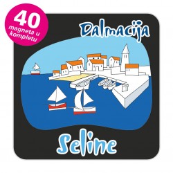 Magneti gradić EKO C 04 B Komplet 40 ili 20 kom  Seline