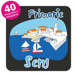 Magneti gradić EKO C 04 B Komplet 40 ili 20 kom  Senj