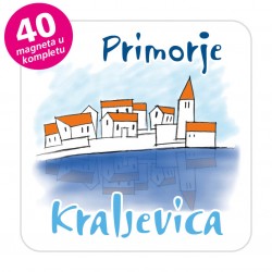 Magneti gradić EKO C 04 W Komplet 40 ili 20 kom  Kraljevica
