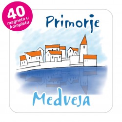 Magneti gradić EKO C 04 W Komplet 40 ili 20 kom  Medveja