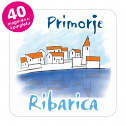 Magneti gradić EKO C 04 W Komplet 40 ili 20 kom  Ribarica