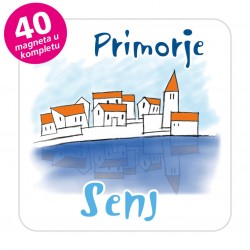 Magneti gradić EKO C 04 W Komplet 40 ili 20 kom  Senj