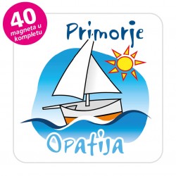 Magneti jedrilica EKO C 06 W Komplet 40 ili 20 kom  Opatija