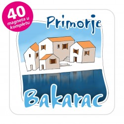 Magneti gradić EKO C 07 W Komplet 40 ili 20 kom  Bakarac