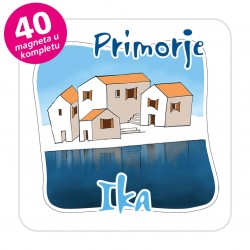 Magneti gradić EKO C 07 W Komplet 40 ili 20 kom  Ika