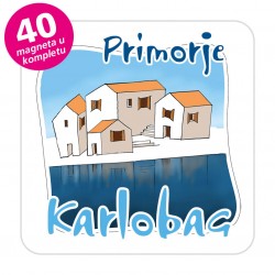 Magneti gradić EKO C 07 W Komplet 40 ili 20 kom  Karlobag