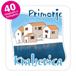 Magneti gradić EKO C 07 W Komplet 40 ili 20 kom  Kraljevica