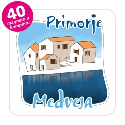 Magneti gradić EKO C 07 W Komplet 40 ili 20 kom  Medveja