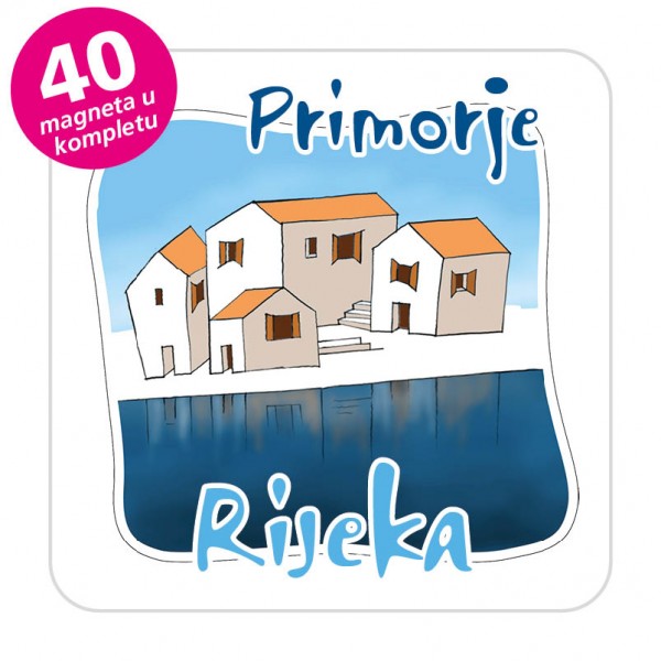 Magneti gradić EKO C 07 W Komplet 40 ili 20 kom  Rijeka