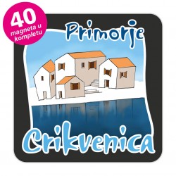 Magneti gradić EKO C 07 B Komplet 40 ili 20 kom  Crikvenica