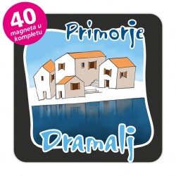 Magneti gradić EKO C 07 B Komplet 40 ili 20 kom  Dramalj