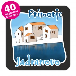 Magneti gradić EKO C 07 B Komplet 40 ili 20 kom  Jadranovo