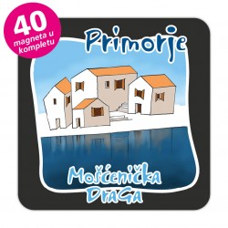 Magneti gradić EKO C 07 B Komplet 40 ili 20 kom  Mošćenička Draga