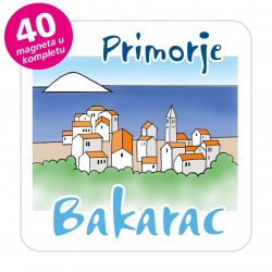 Magneti gradić EKO C 08 W Komplet 40 ili 20 kom  Bakarac
