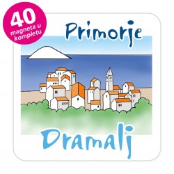 Magneti gradić EKO C 08 W Komplet 40 ili 20 kom  Dramalj