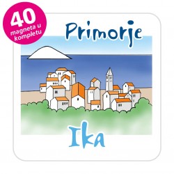 Magneti gradić EKO C 08 W Komplet 40 ili 20 kom  Ika