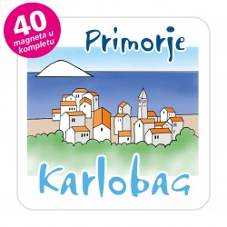 Magneti gradić EKO C 08 W Komplet 40 ili 20 kom  Karlobag