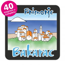 Magneti gradić EKO C 08 B Komplet 40 ili 20 kom  Bakarac