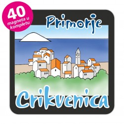 Magneti gradić EKO C 08 B Komplet 40 ili 20 kom  Crikvenica