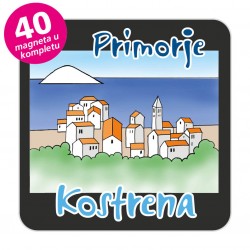 Magneti gradić EKO C 08 B Komplet 40 ili 20 kom  Kostrena