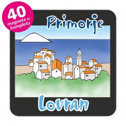 Magneti gradić EKO C 08 B Komplet 40 ili 20 kom  Lovran