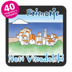 Magneti gradić EKO C 08 B Komplet 40 ili 20 kom  Novi Vinodolski