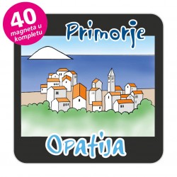 Magneti gradić EKO C 08 B Komplet 40 ili 20 kom  Opatija