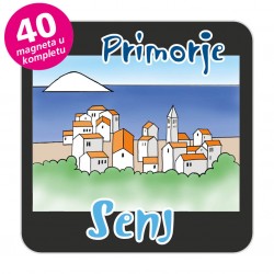 Magneti gradić EKO C 08 B Komplet 40 ili 20 kom  Senj