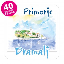 Magneti gradić EKO C 09 W Komplet 40 ili 20 kom  Dramalj