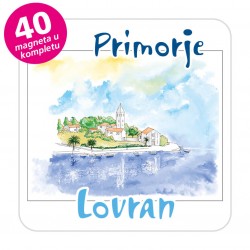 Magneti gradić EKO C 09 W Komplet 40 ili 20 kom  Lovran