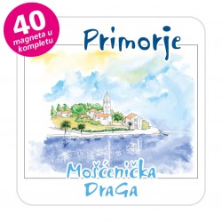 Magneti gradić EKO C 09 W Komplet 40 ili 20 kom  Mošćenička Draga