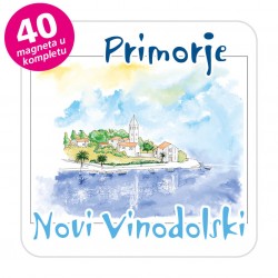 Magneti gradić EKO C 09 W Komplet 40 ili 20 kom  Novi Vinodolski