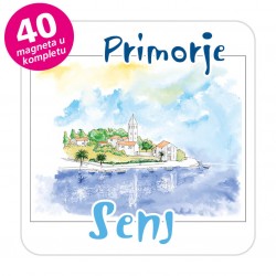 Magneti gradić EKO C 09 W Komplet 40 ili 20 kom  Senj