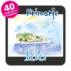 Magneti gradić EKO C 09 B Komplet 40 ili 20 kom  Ičići