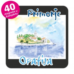 Magneti gradić EKO C 09 B Komplet 40 ili 20 kom  Opatija