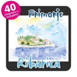 Magneti gradić EKO C 09 B Komplet 40 ili 20 kom  Ribarica