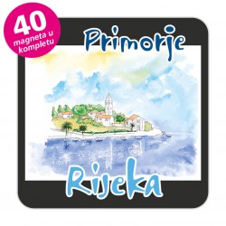 Magneti gradić EKO C 09 B Komplet 40 ili 20 kom  Rijeka
