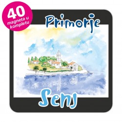 Magneti gradić EKO C 09 B Komplet 40 ili 20 kom  Senj