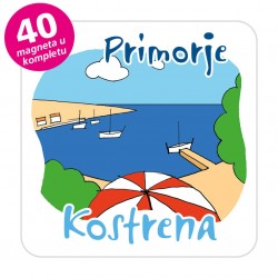 Magneti plaža EKO C 10 W Komplet 40 ili 20 kom  Kostrena